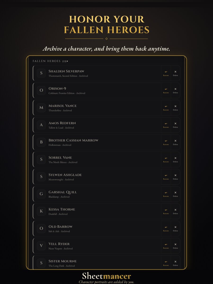 Fallen Heroes archive